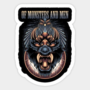 OF MONSTERS AND MEN BAND Sticker